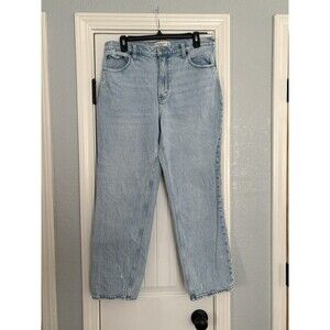 Abercrombie 90's Straight Ultra High Rise‎ Jeans Light Wash Size 31/12S